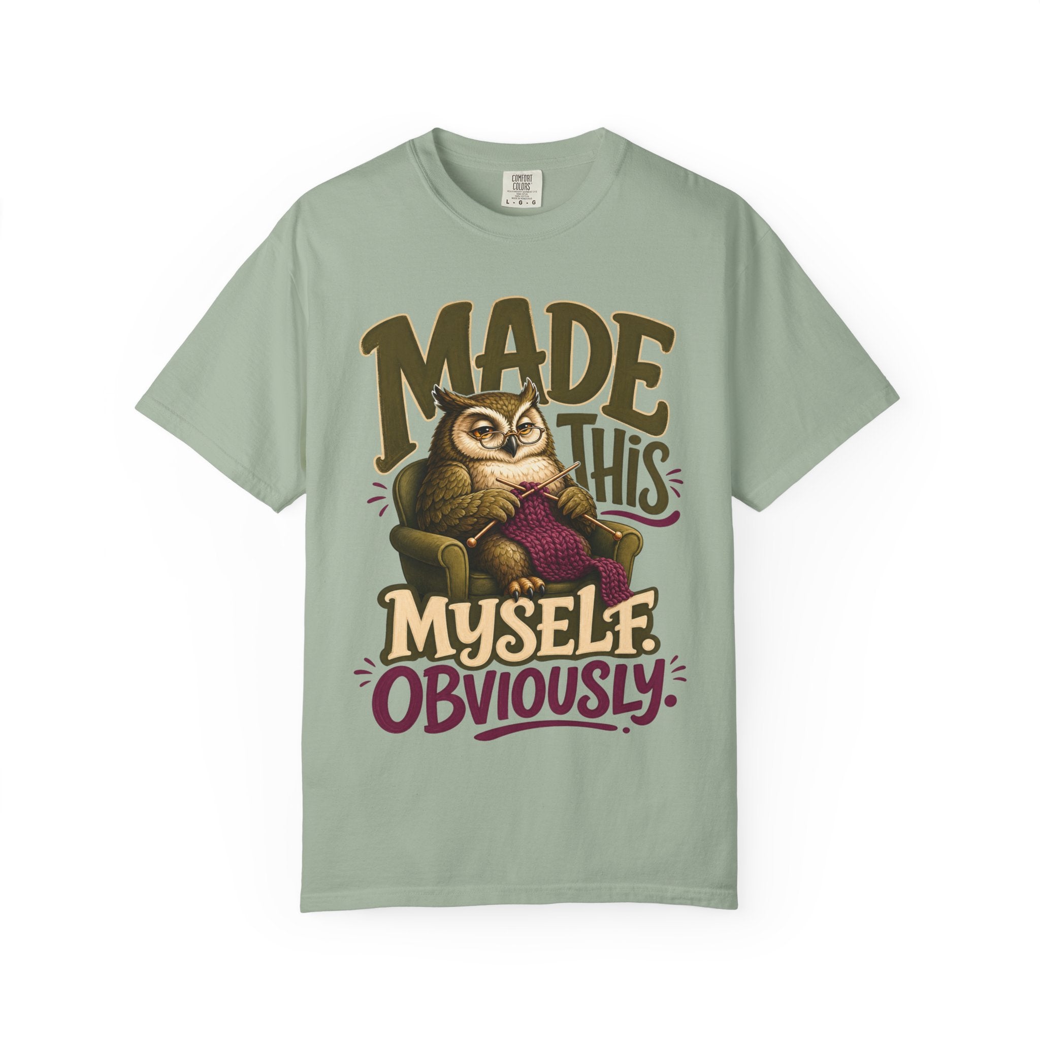 Owl Knitting T-Shirt