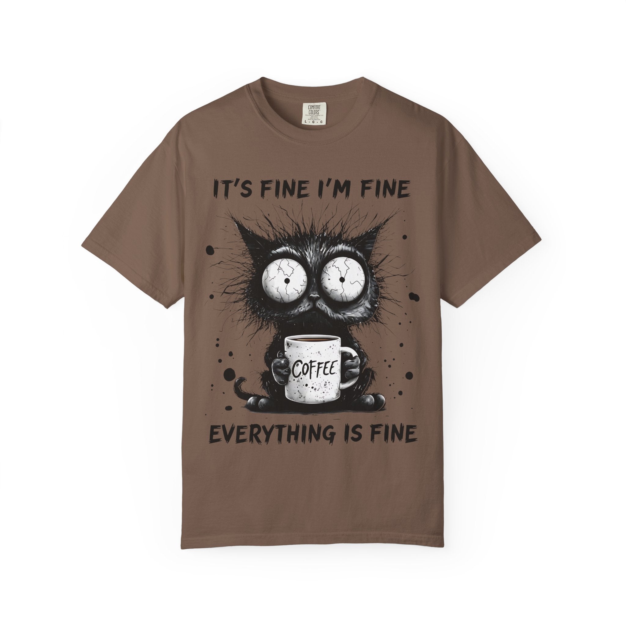 Cat - Everything Is Fine T-Shirt