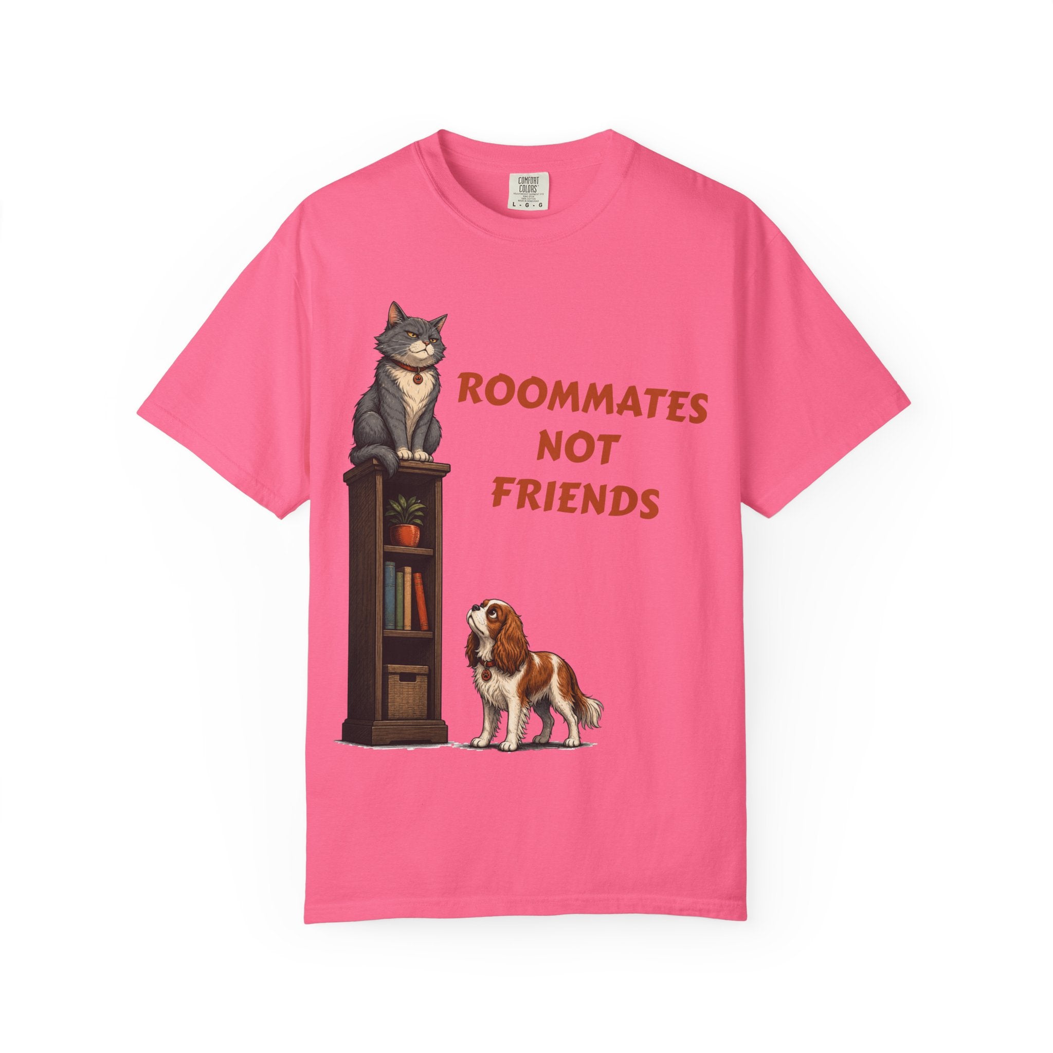 Cat & Dog Roommates T-Shirt