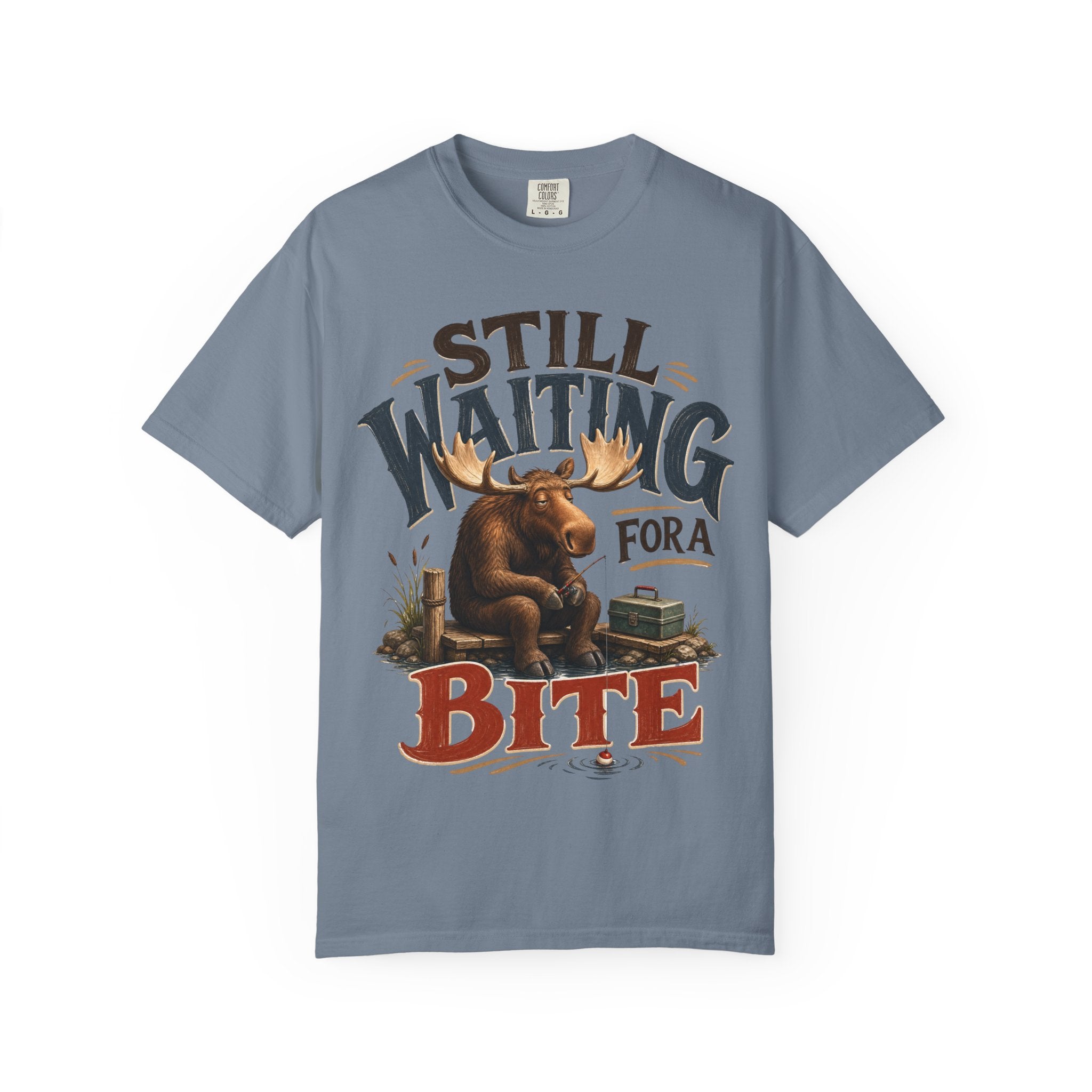 Moose Ice Fishing T-Shirt