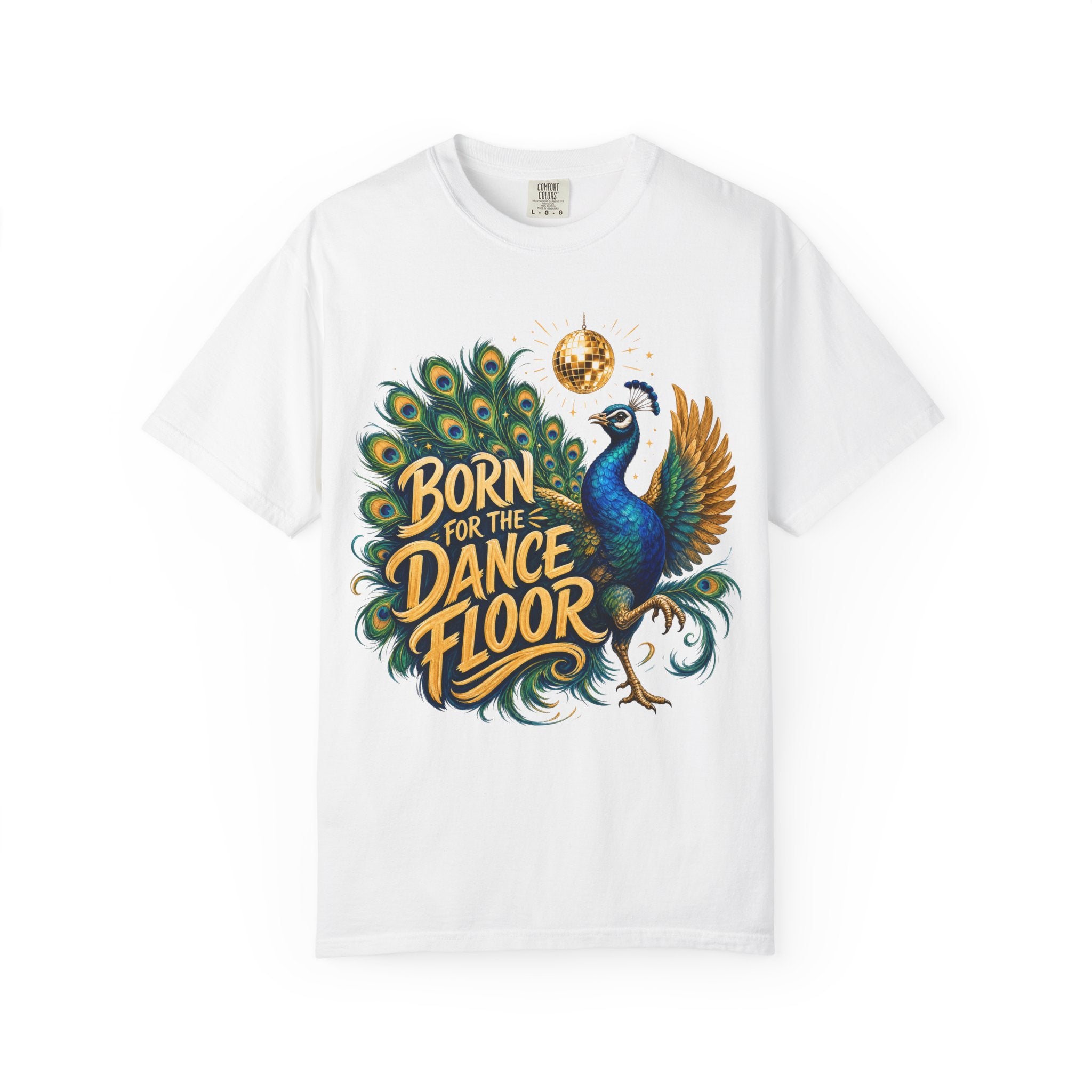 Peacock Born To Dance T-Shirt