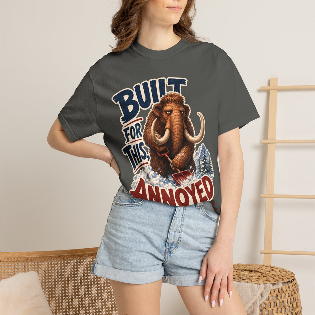 Wooley Mammoth Snow Shovel T-Shirt