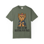 Dog Yorkshire Resting Pup Face T-Shirt