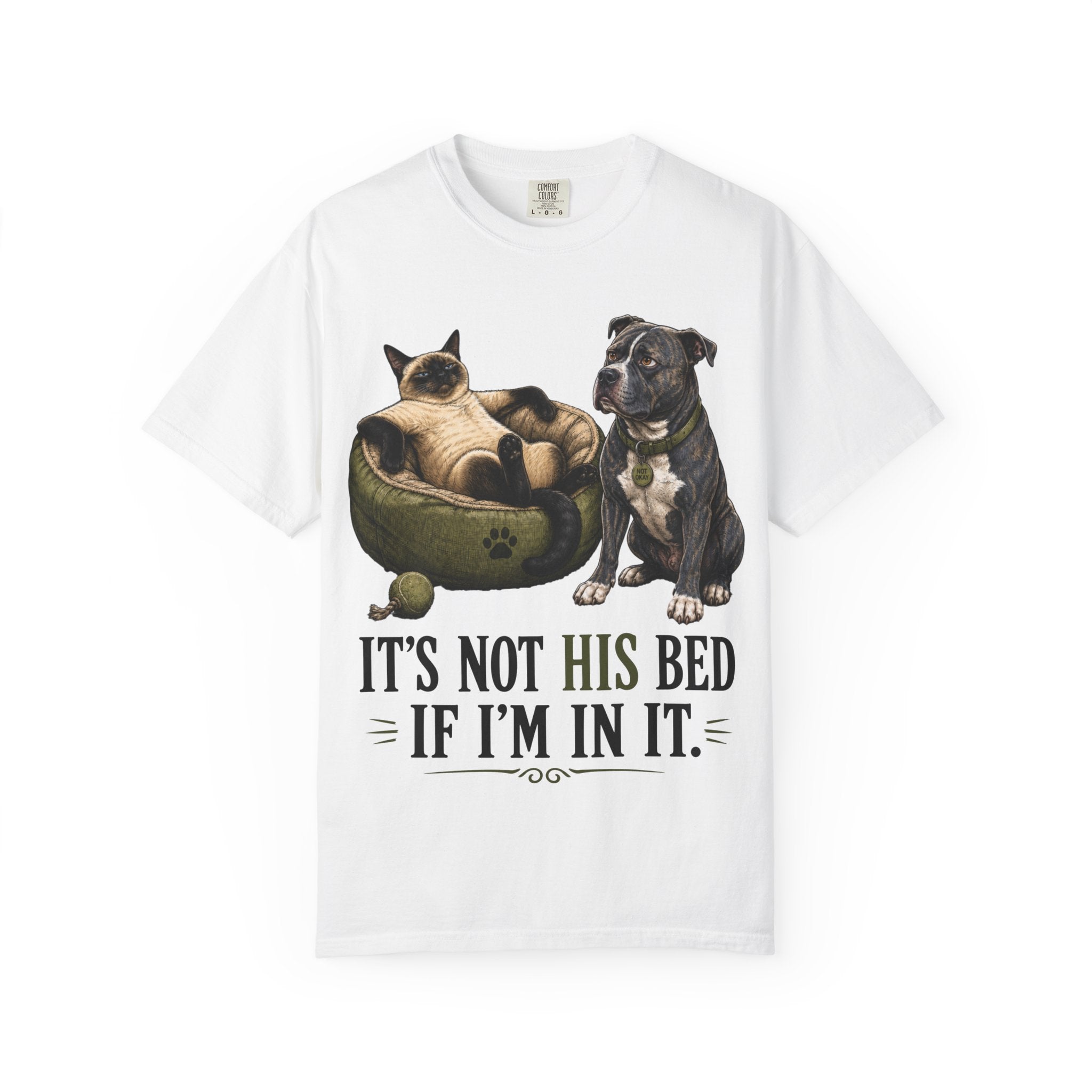 Cat Claims Bed T-Shirt