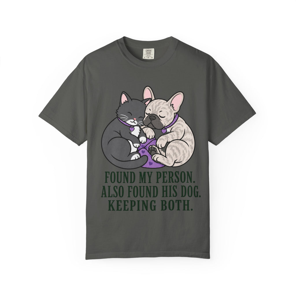 Cat & Dog Snuggle T-Shirt