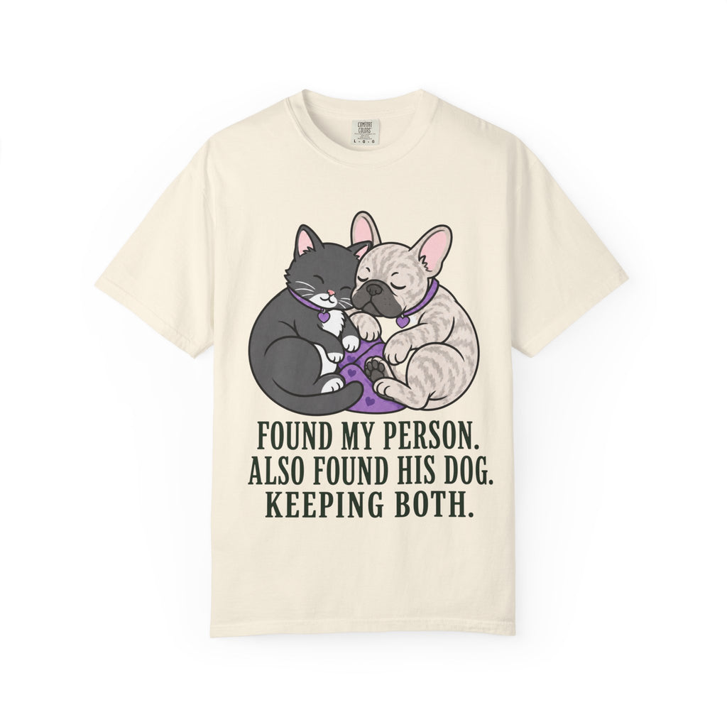 Cat & Dog Snuggle T-Shirt
