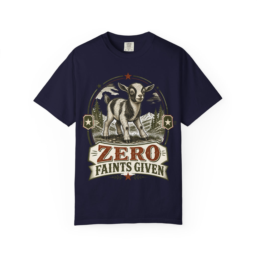 Baby Goat Zero Faints Given T-Shirt