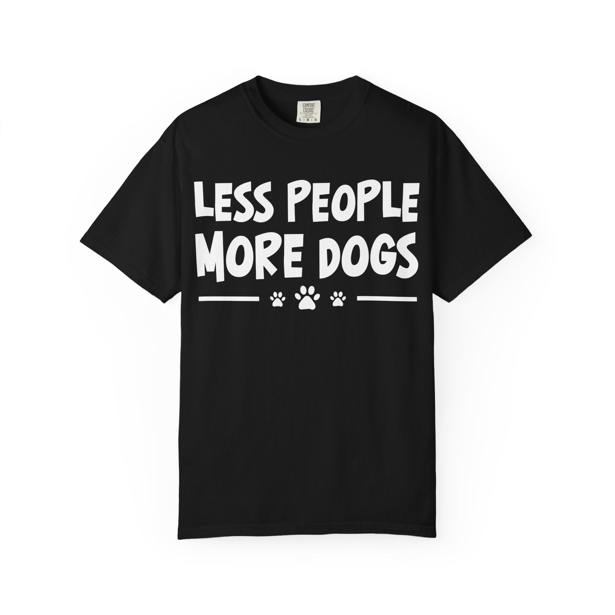 Less People More Dogs T-Shirt
