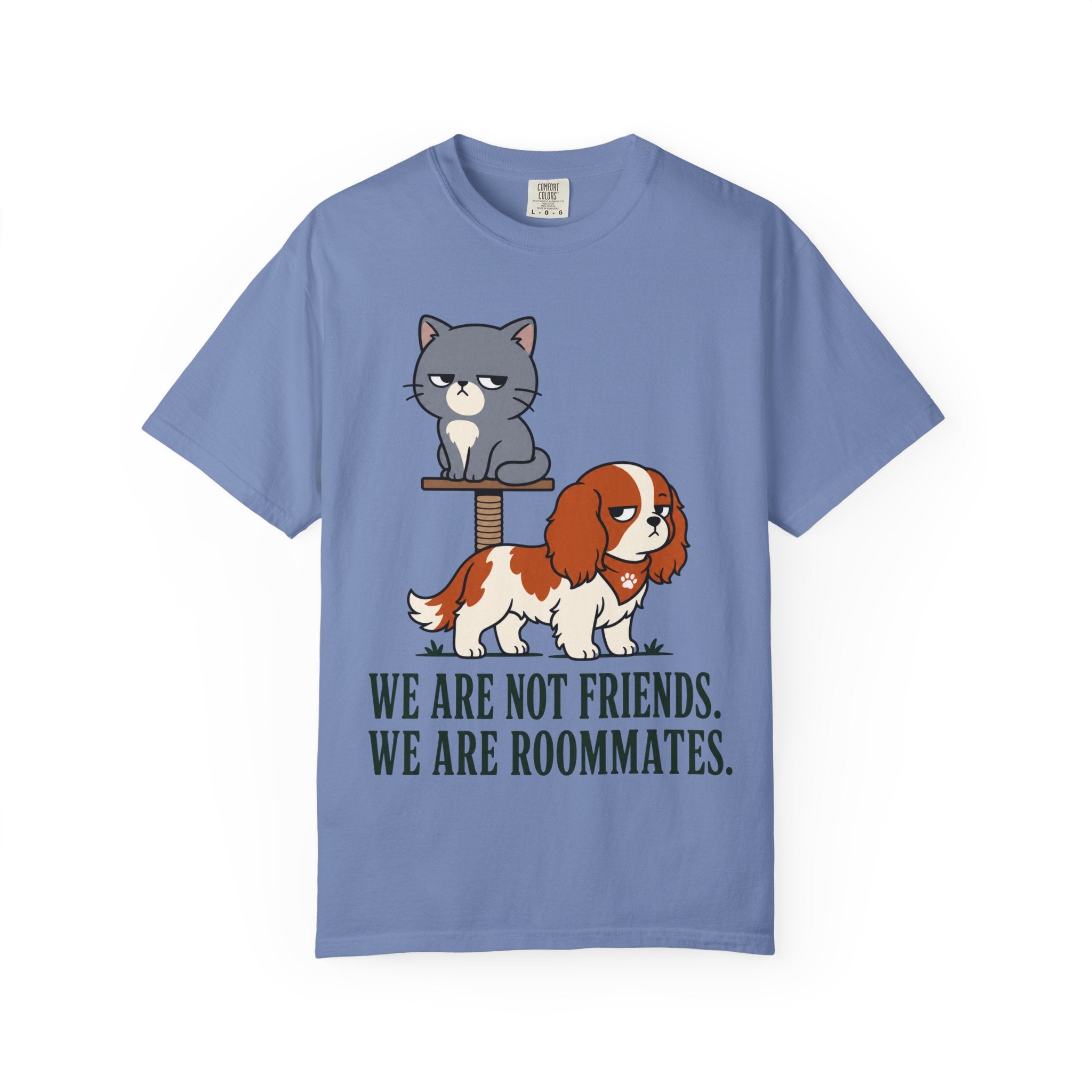 Cat & Dog Roommates T-Shirt