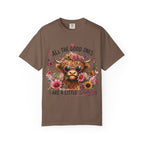 All the Good Ones Are a Little Crazy Highland Cow T-Shirt