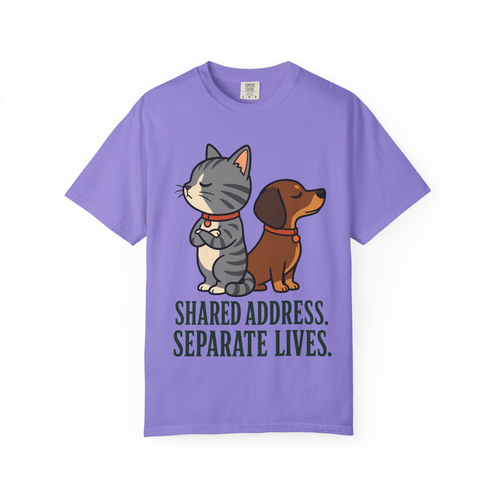 Cat & Dog Shared Address T-Shirt