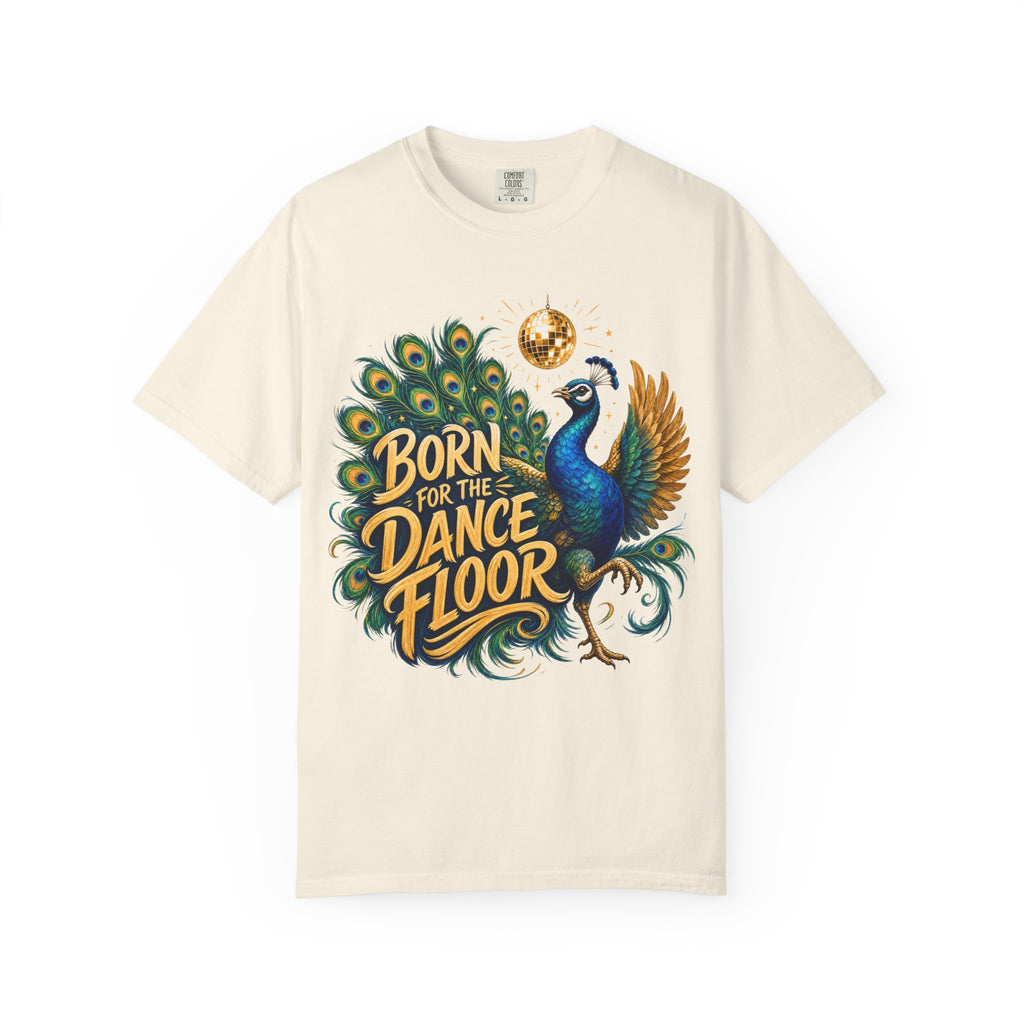 Peacock Born To Dance T-Shirt