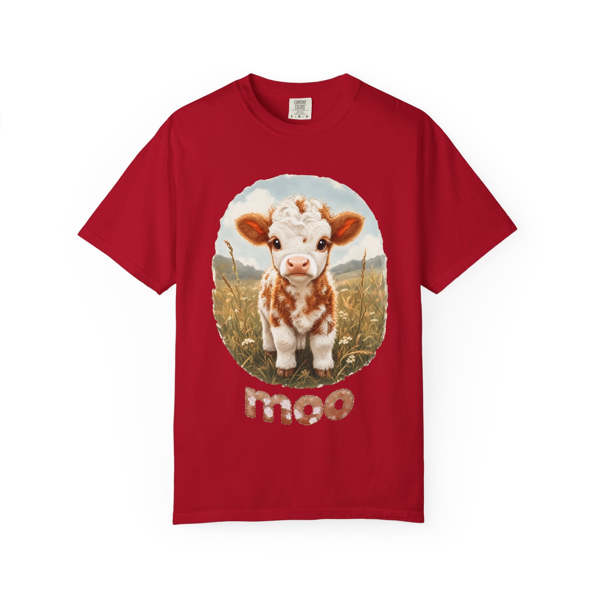 Highland Cow Calf 'Moo' T-Shirt