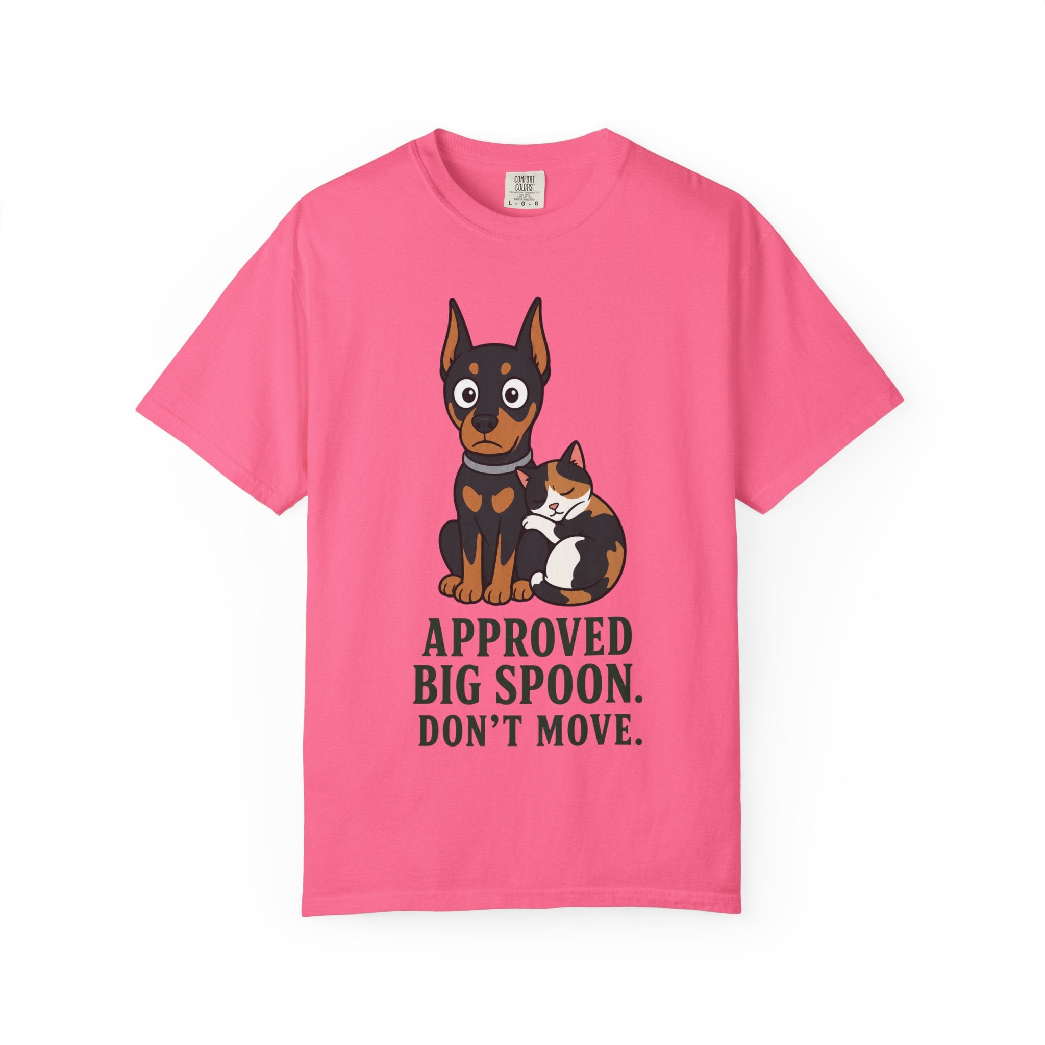 Cat & Dog Big Spoon T-Shirt