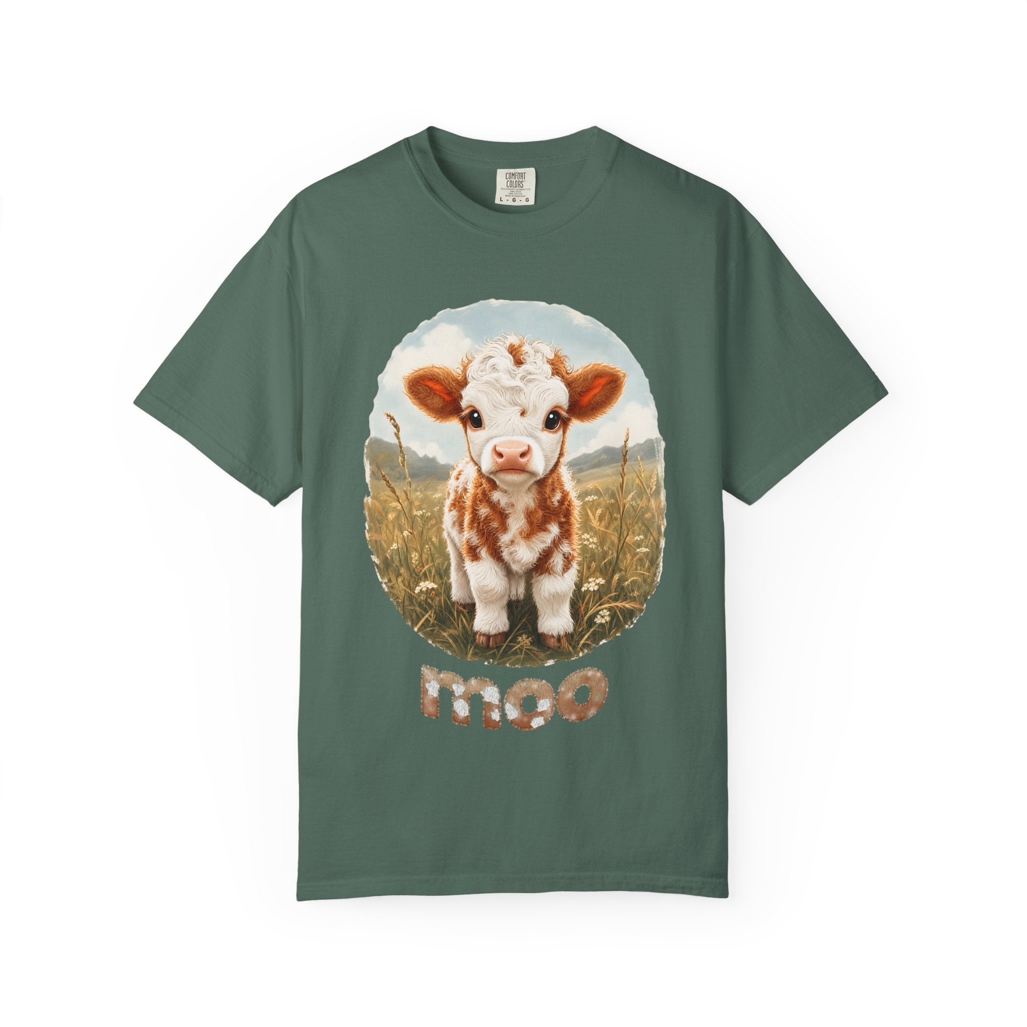 Highland Cow Calf 'Moo' T-Shirt