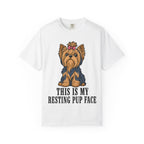 Dog Yorkshire Resting Pup Face T-Shirt