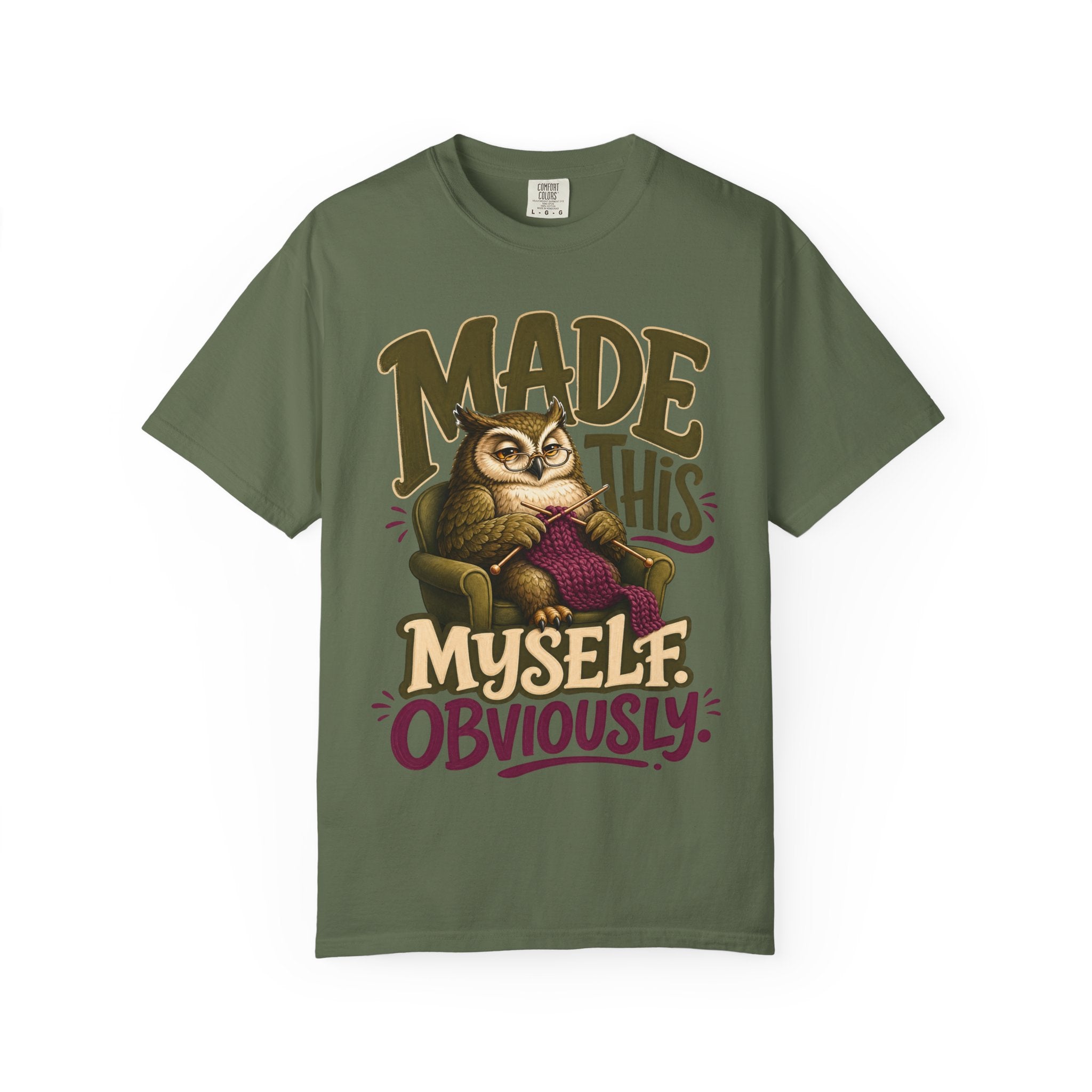 Owl Knitting T-Shirt
