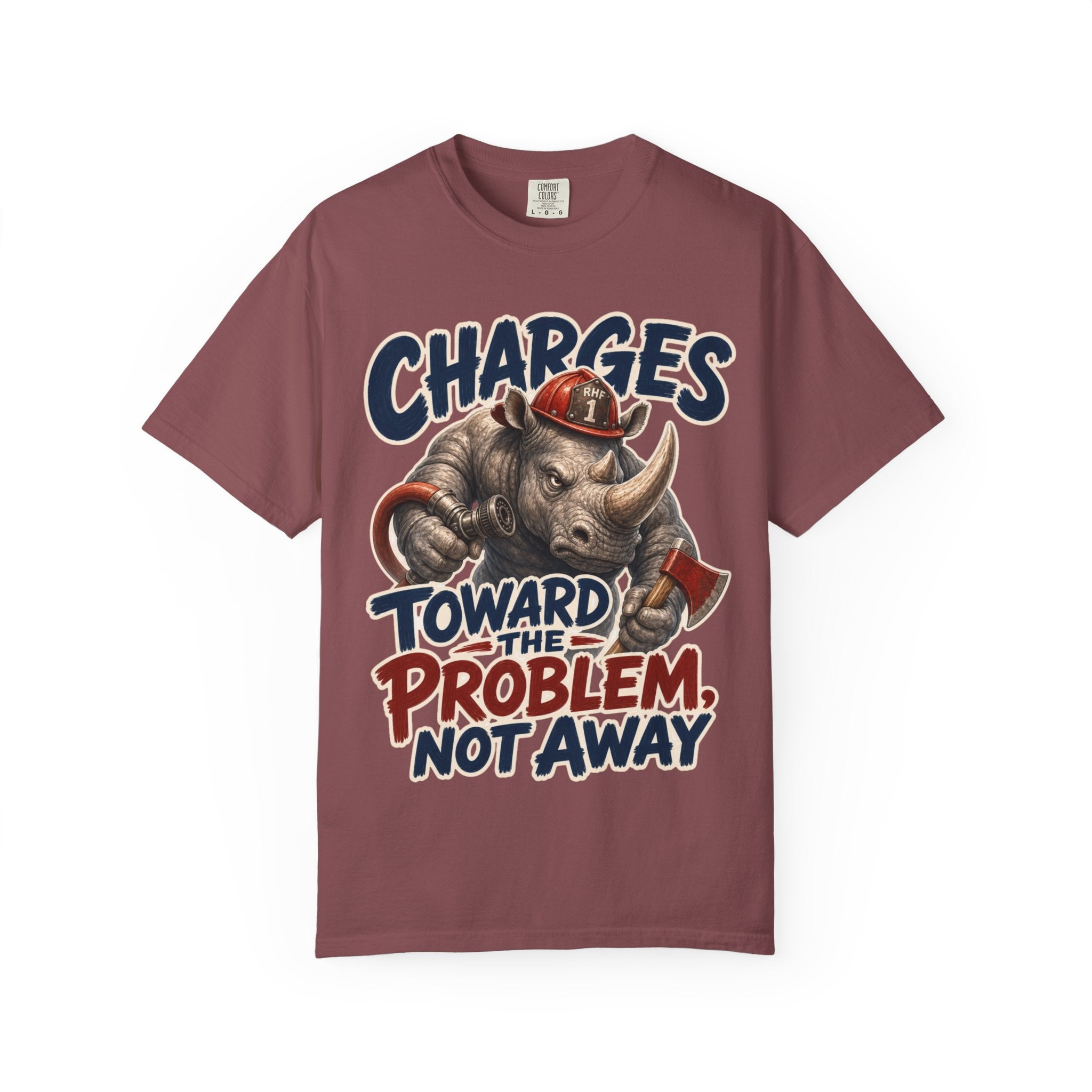 Rhino Firefighter T-Shirt