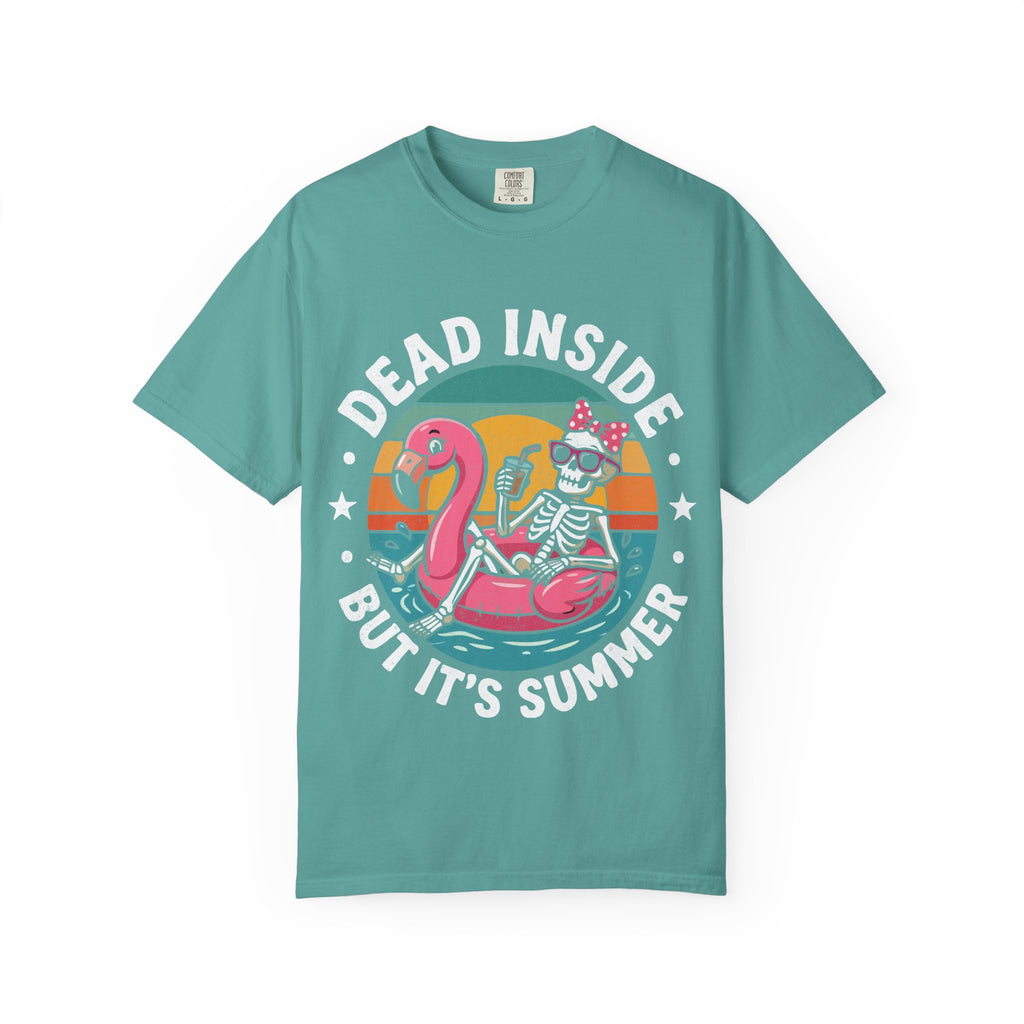 Skeleton Flamingo Pool Float Retro