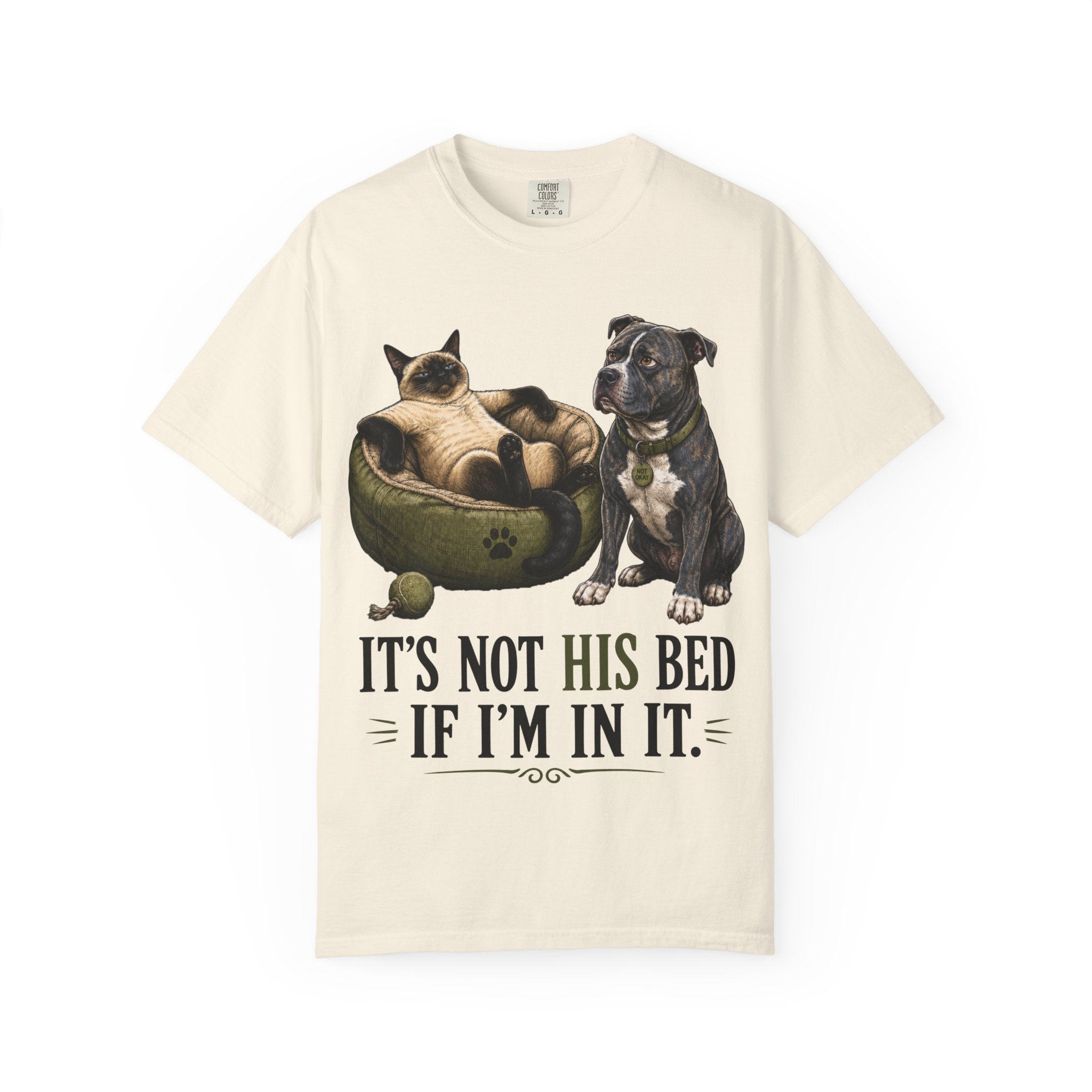 Cat Claims Bed T-Shirt