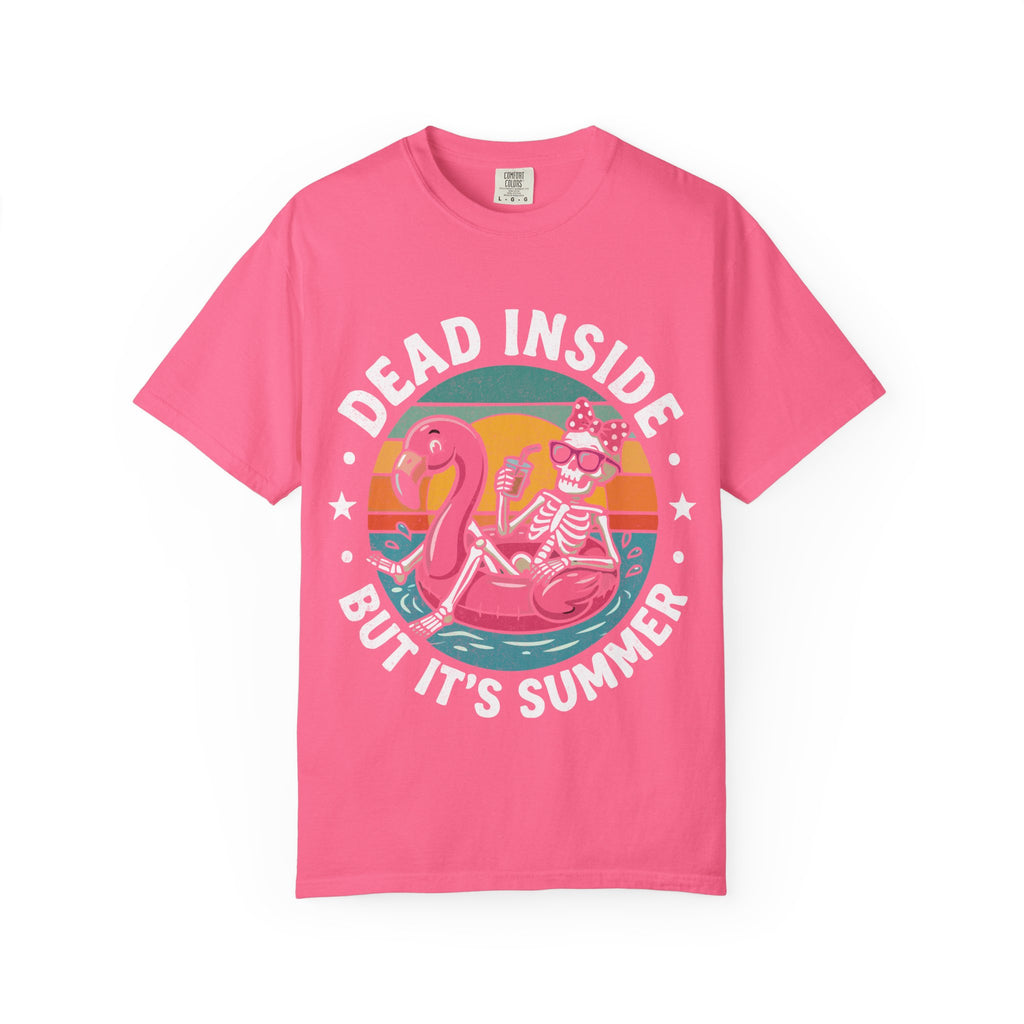 Skeleton Flamingo Pool Float Retro
