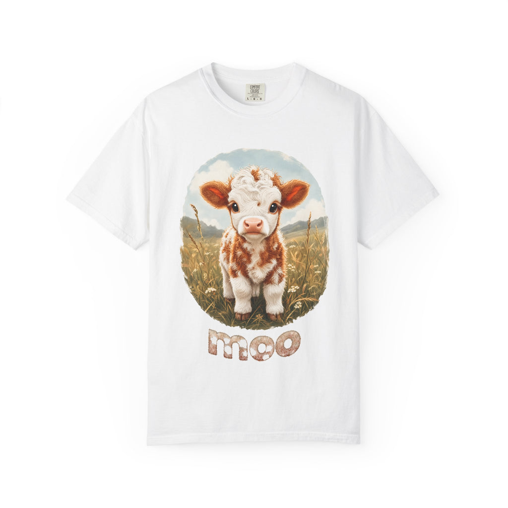 Highland Cow Calf 'Moo' T-Shirt
