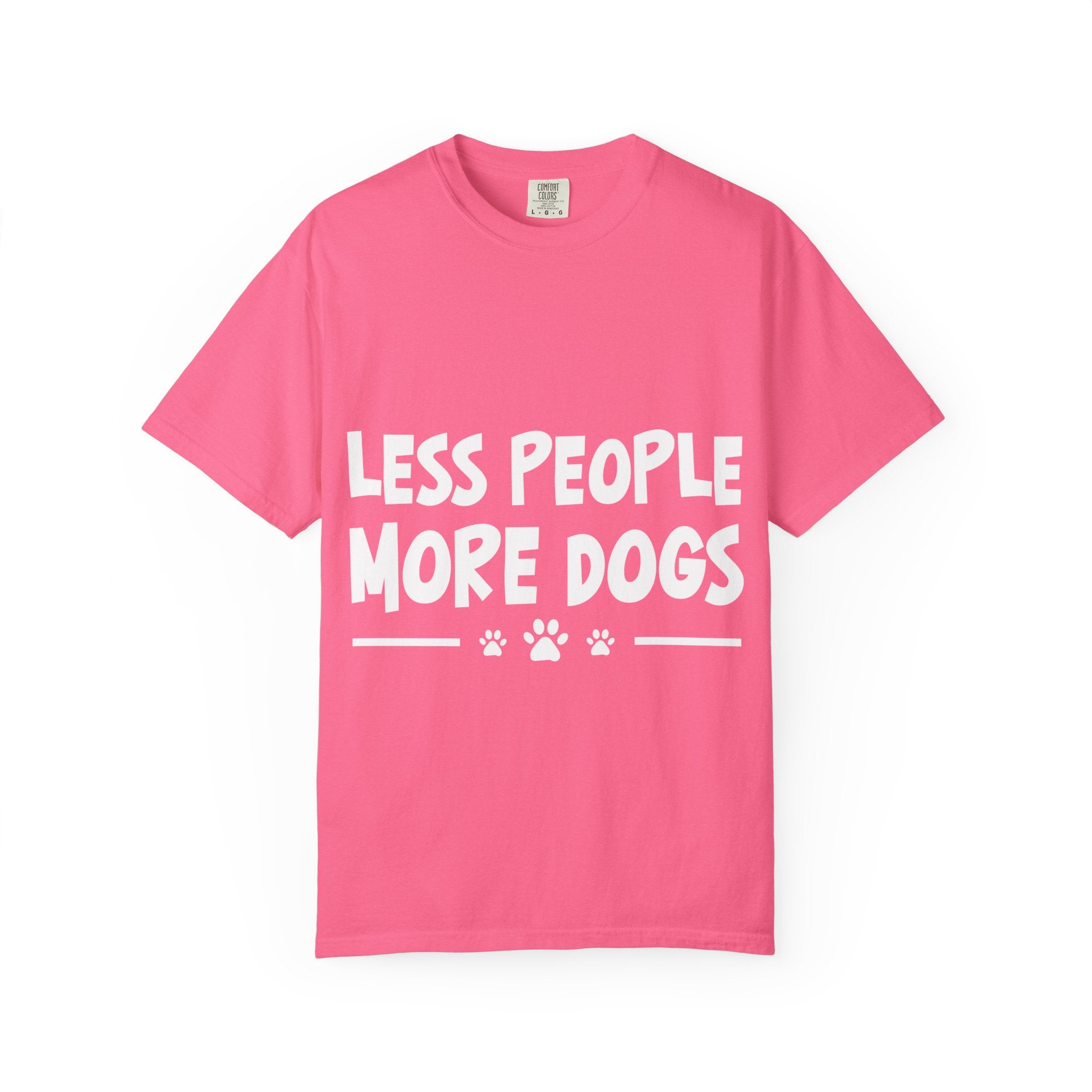 Less People More Dogs T-shirt