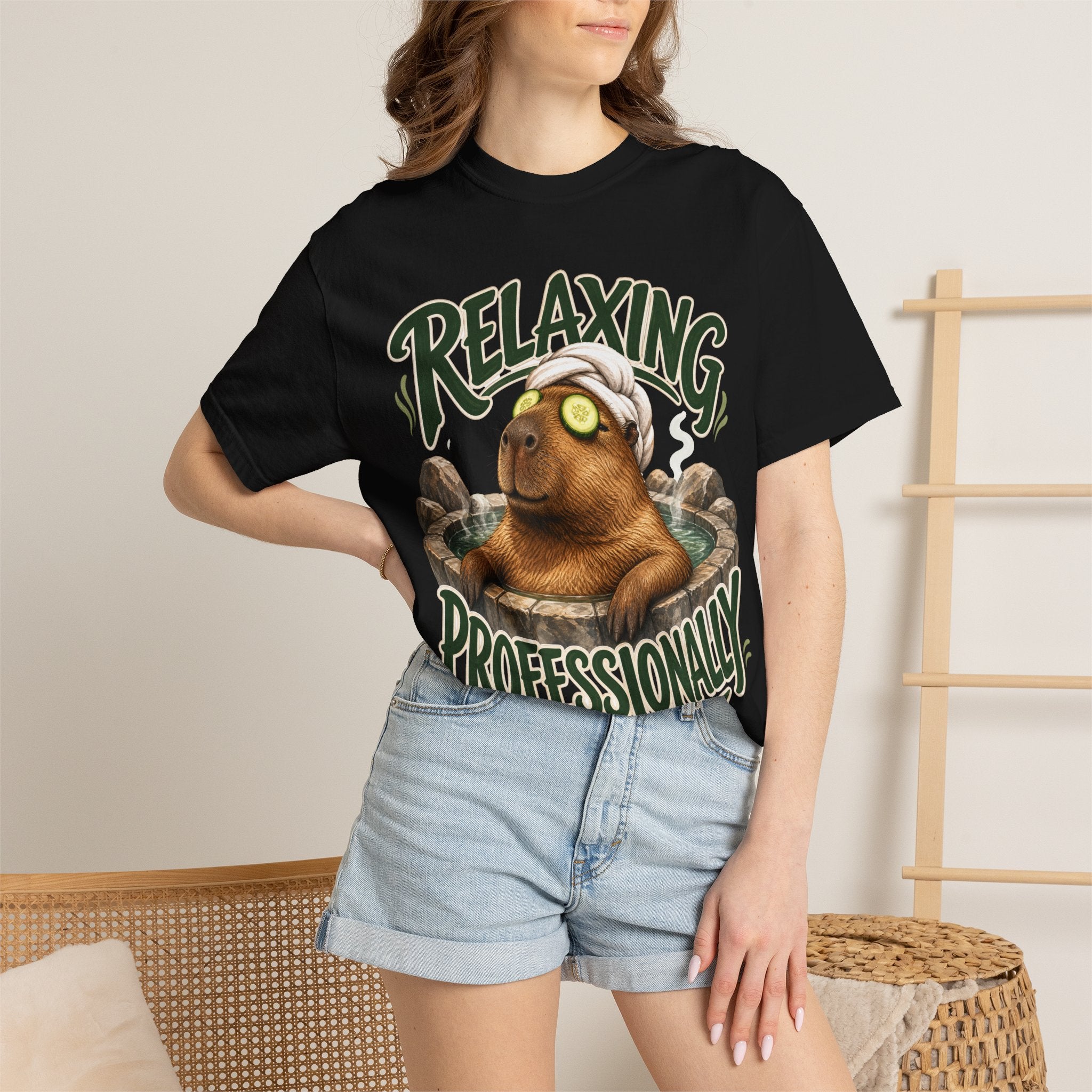 Capybara Relaxing Spa Day T-Shirt