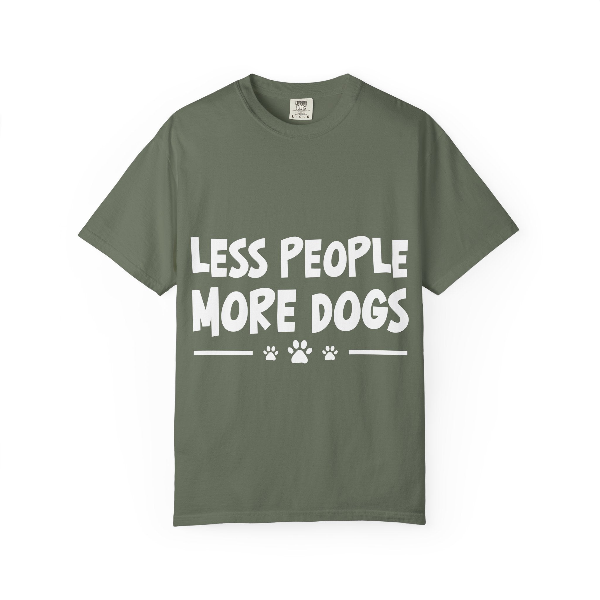 Less People More Dogs T-shirt