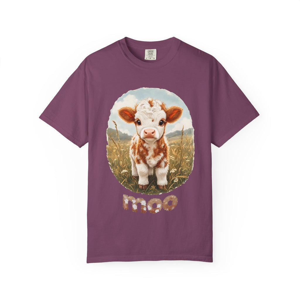Highland Cow Calf 'Moo' T-Shirt