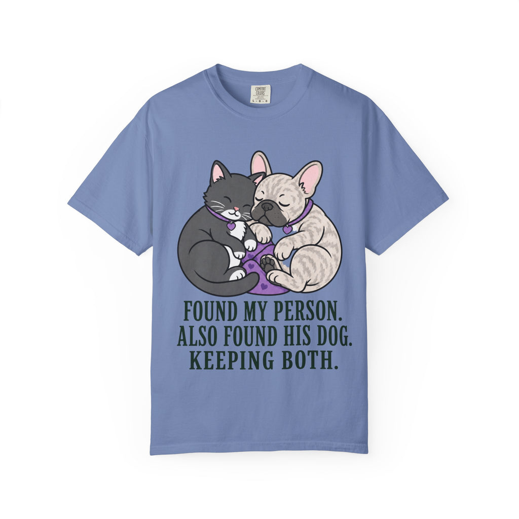 Cat & Dog Snuggle T-Shirt