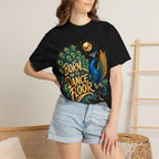 Peacock Born To Dance T-Shirt