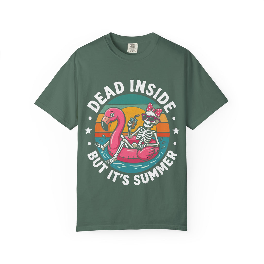 Skeleton Flamingo Pool Float Retro