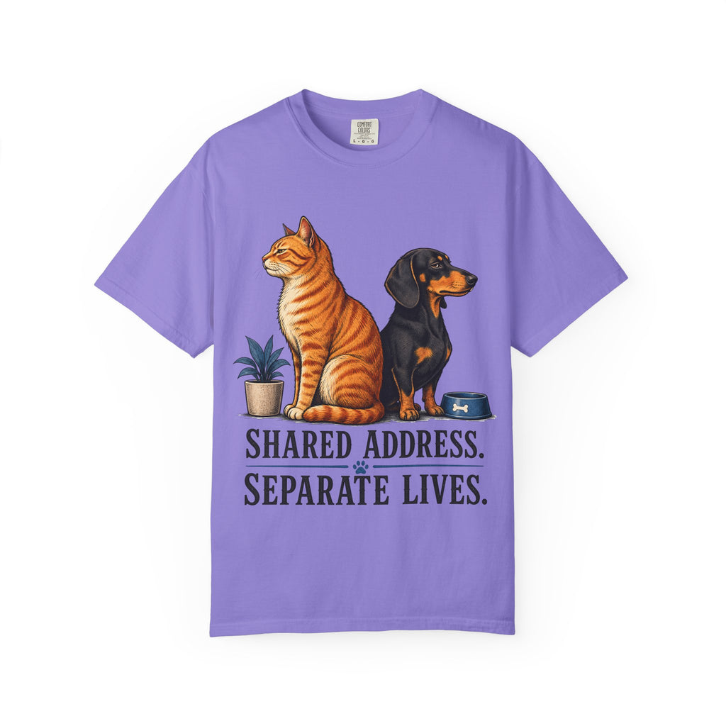 Cat & Dog Shared Address T-Shirt