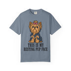Dog Yorkshire Resting Pup Face T-Shirt