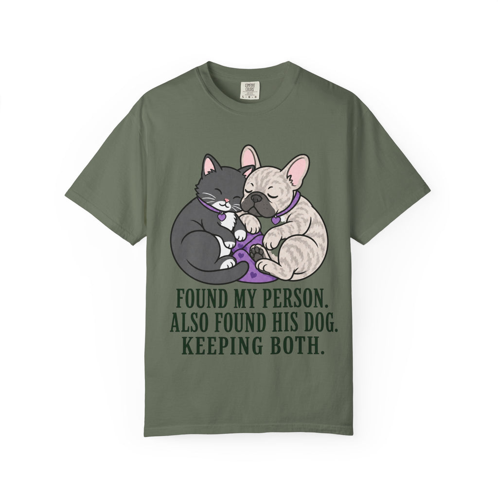 Cat & Dog Snuggle T-Shirt