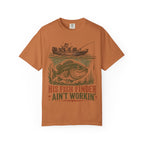 Bass Fishing T-Shirt — “His Fish Finder Ain’t Workin’”