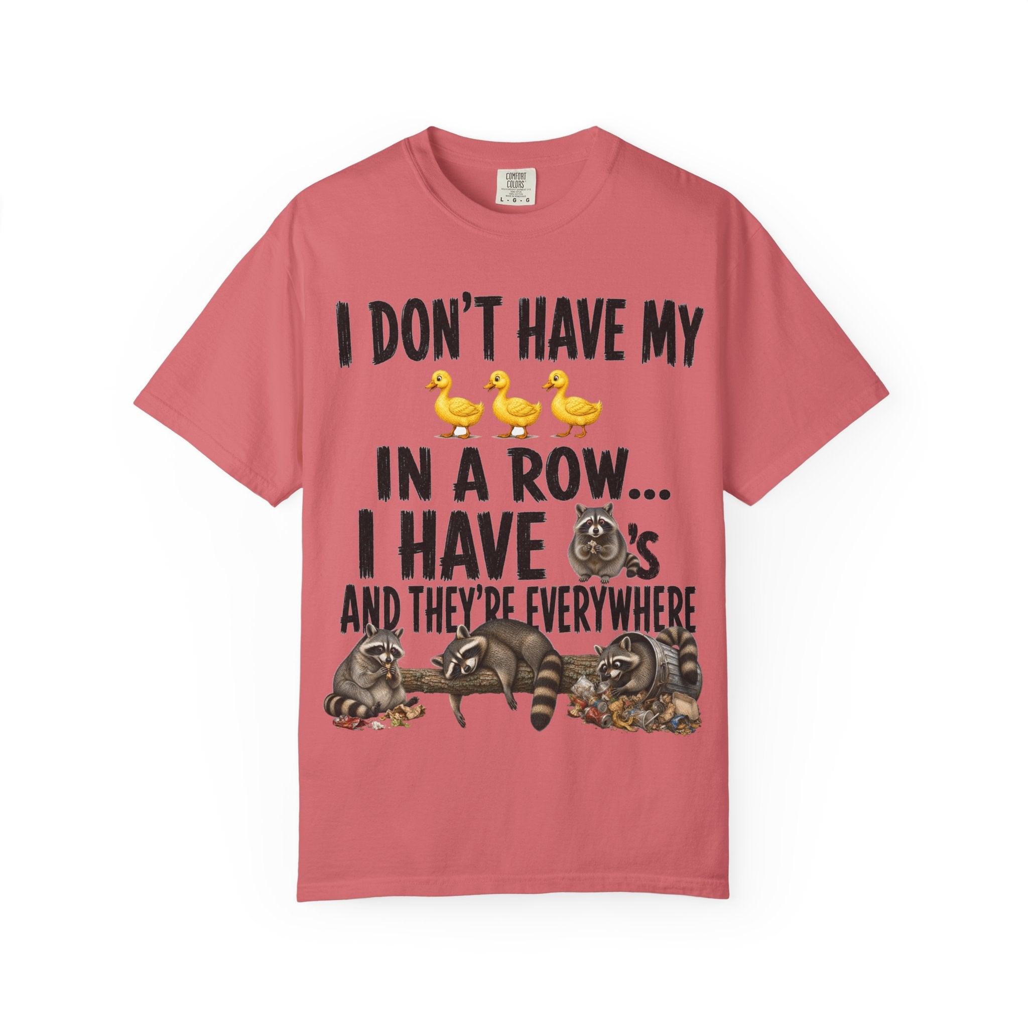 Ducks in a Row - Raccoons T-Shirt