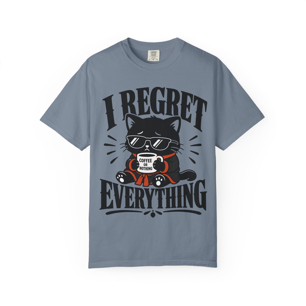 Cat - I Regret Everything T‑Shirt