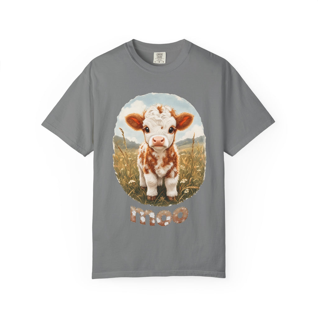 Highland Cow Calf 'Moo' T-Shirt