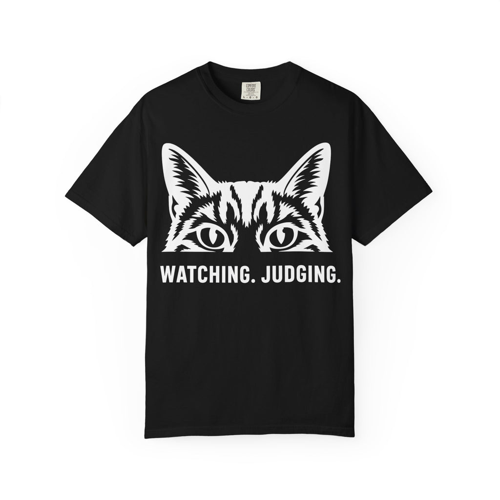 Cat Watching. Judging. T-Shirt