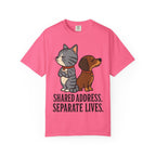 Cat & Dog Shared Address T-Shirt