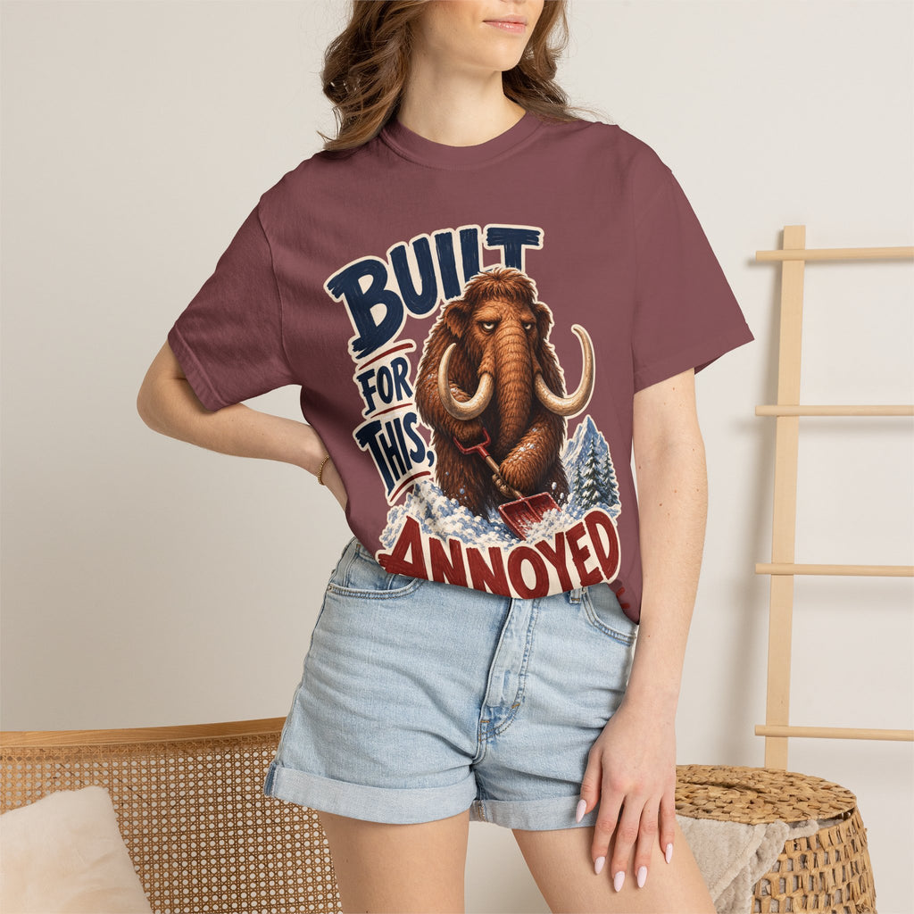 Wooley Mammoth Snow Shovel T-Shirt