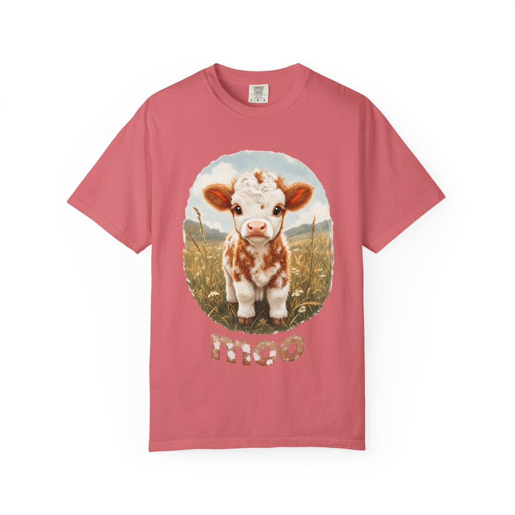 Highland Cow Calf 'Moo' T-Shirt