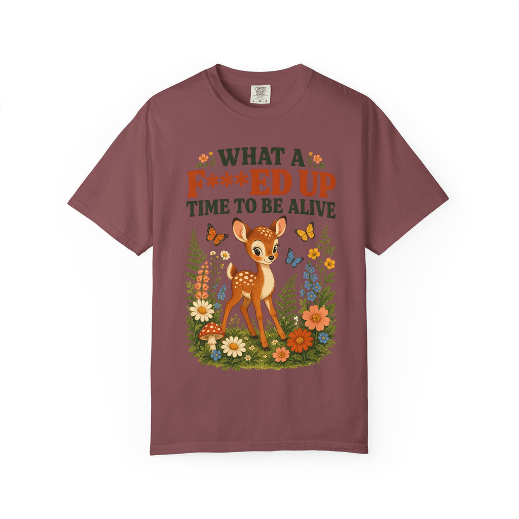 Deer - Fawn F***ed Up Time  T-Shirt