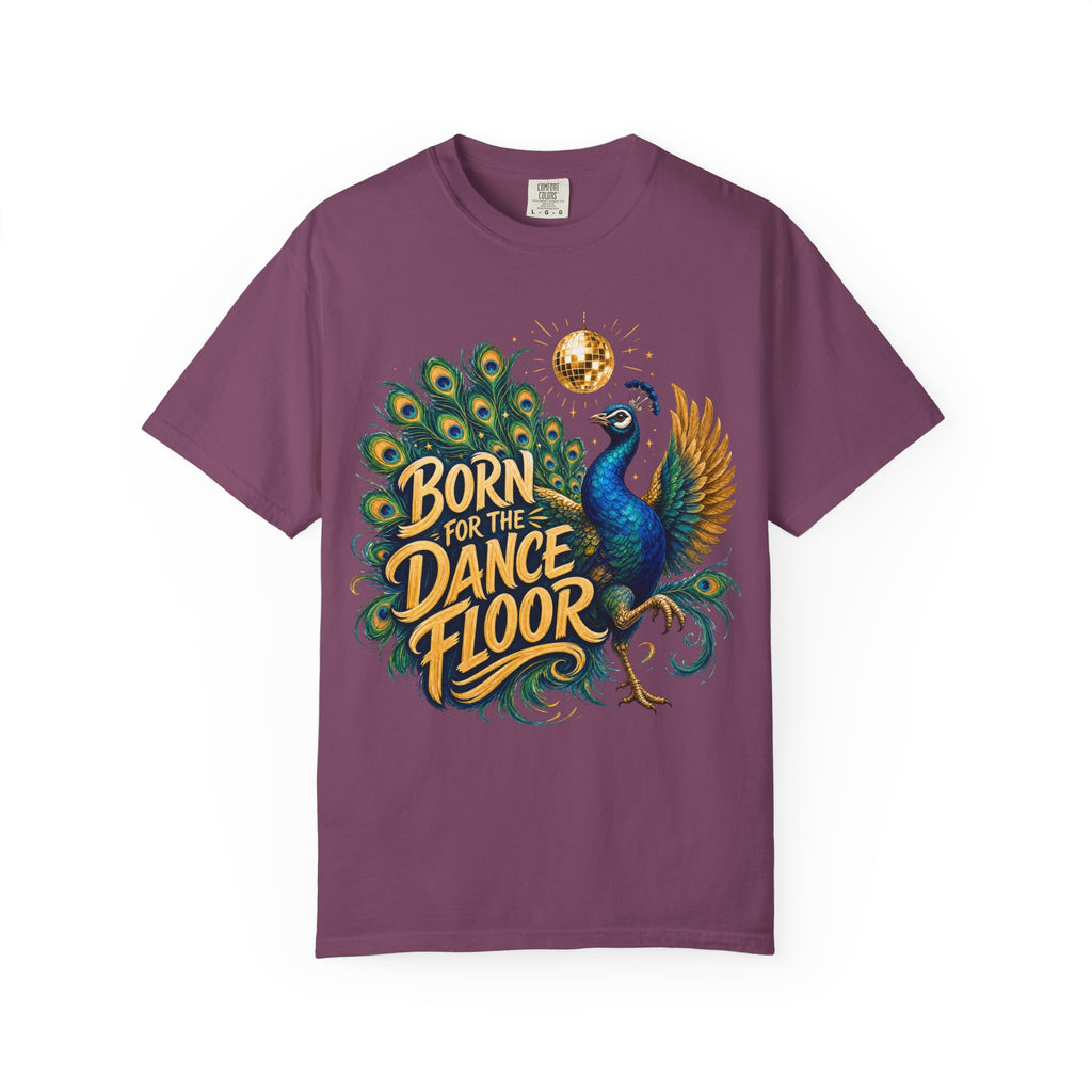 Peacock Born To Dance T-Shirt