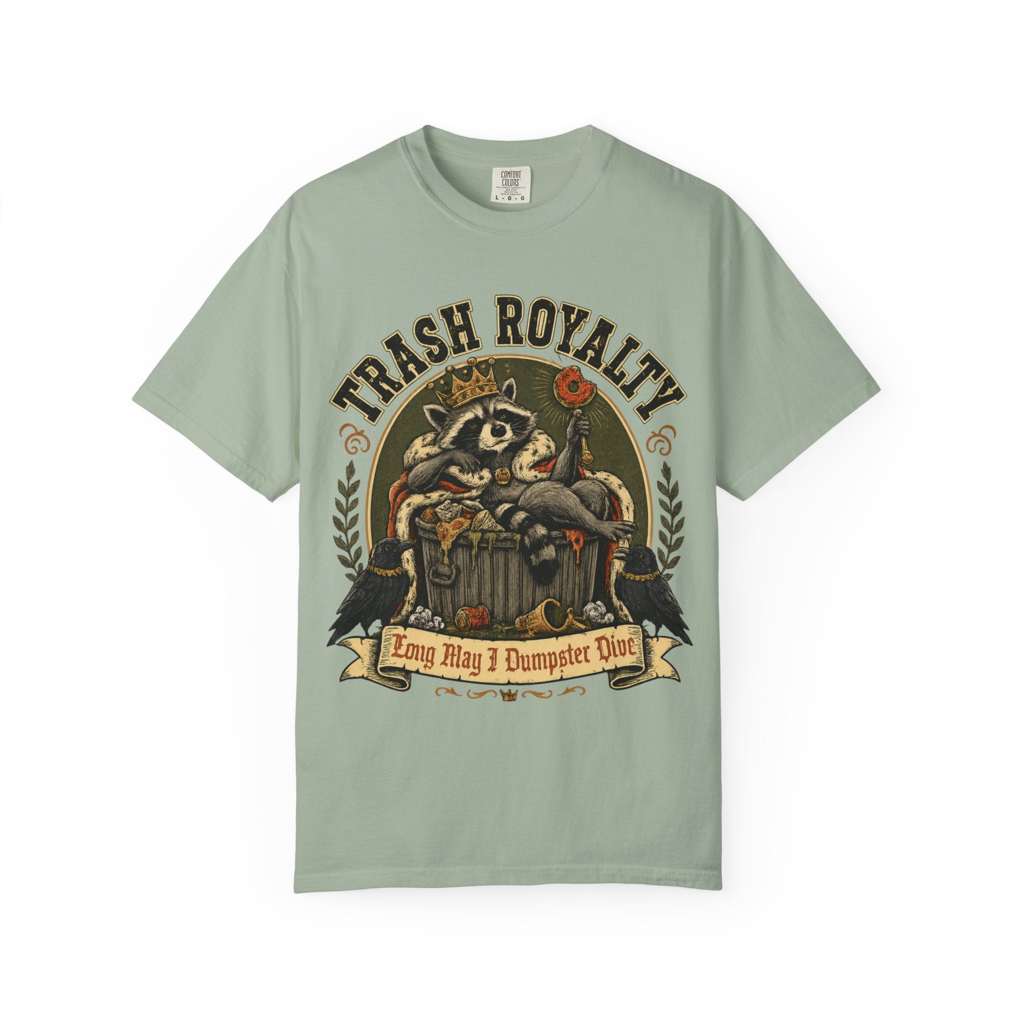 Raccoon Trash Royalty