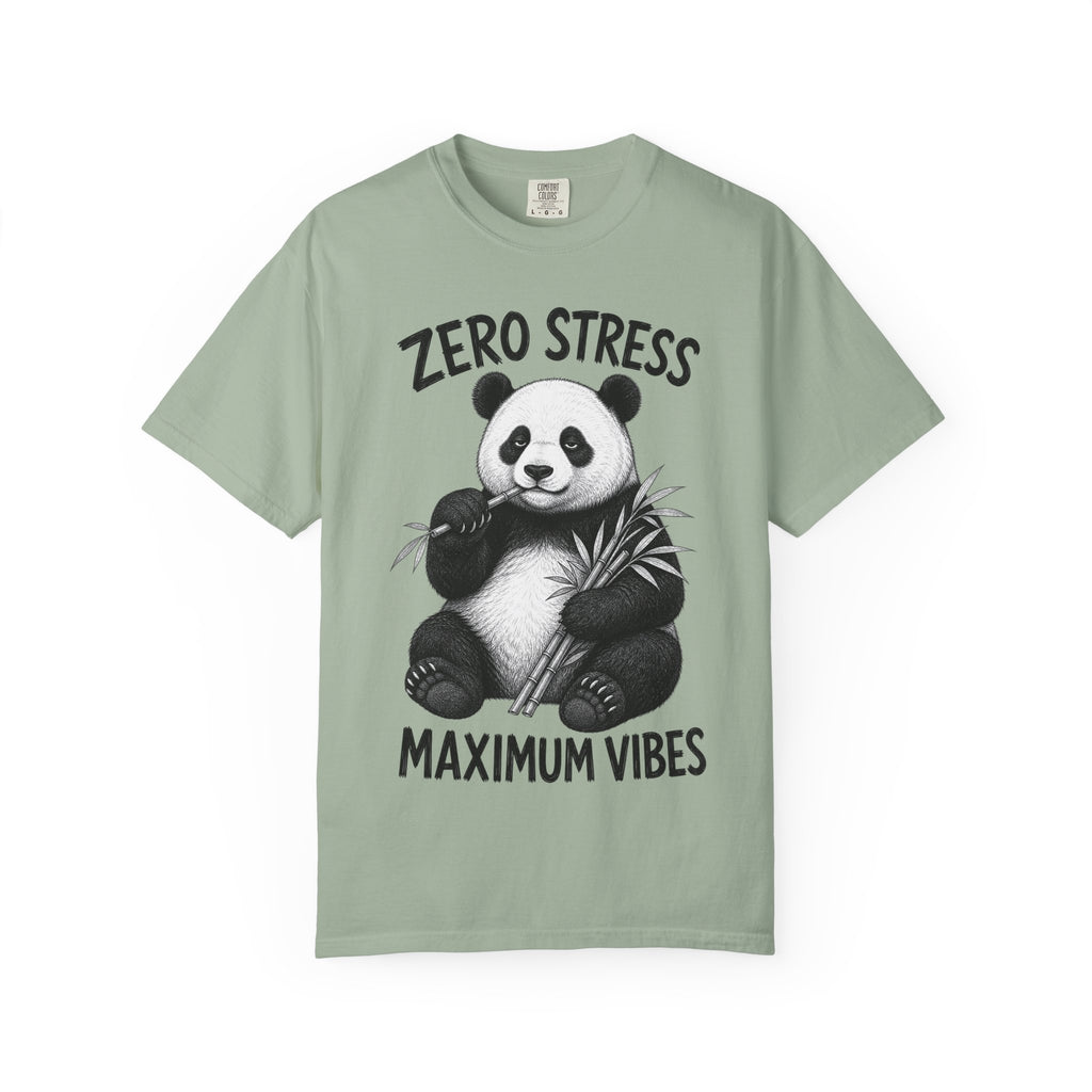 Panda - Zero Stress, Max Vibes T-Shirt