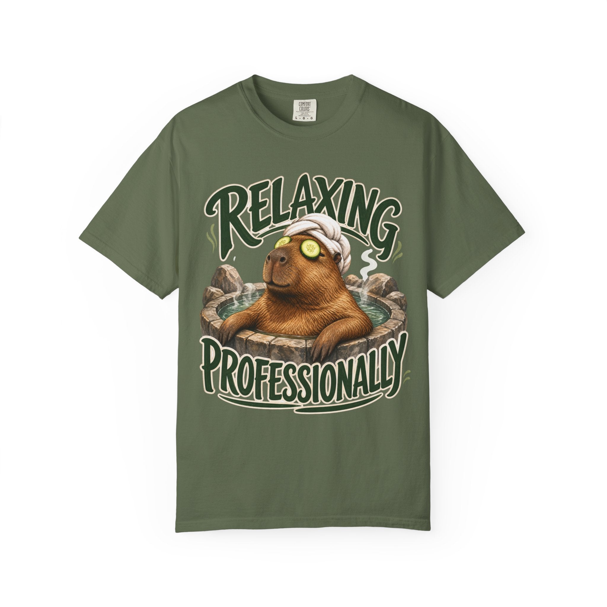 Capybara Relaxing Spa Day T-Shirt