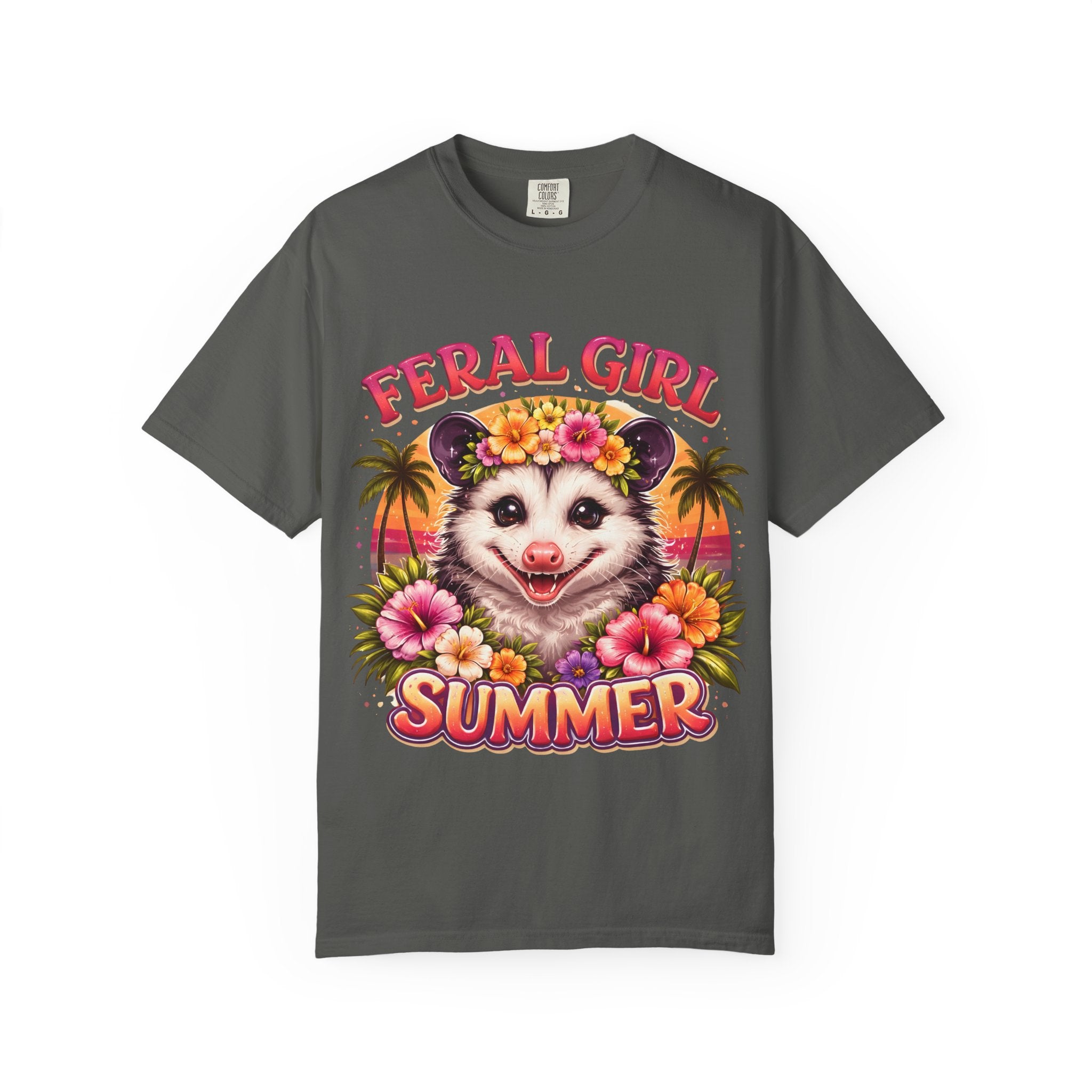 Feral Girl Summer Opossum T-Shirt